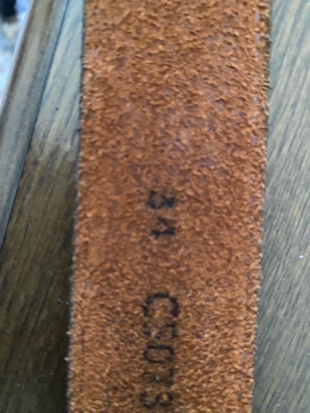 Tony Lama Tooled Brown Leather Belt with Engraved Silver Buckle - Picture 5 of 5